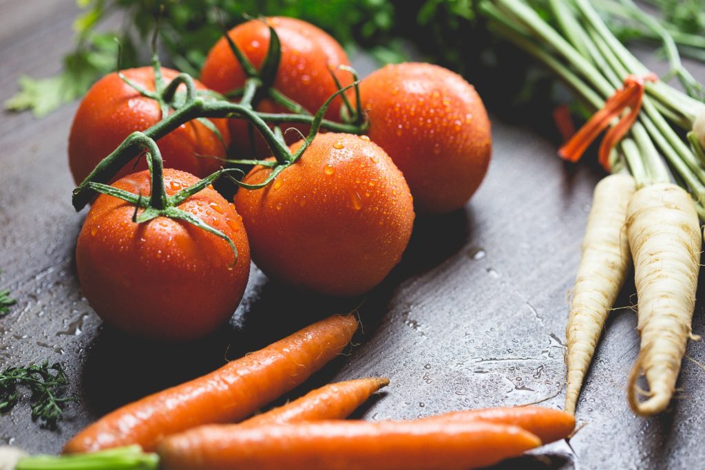 zanahorias y tmates