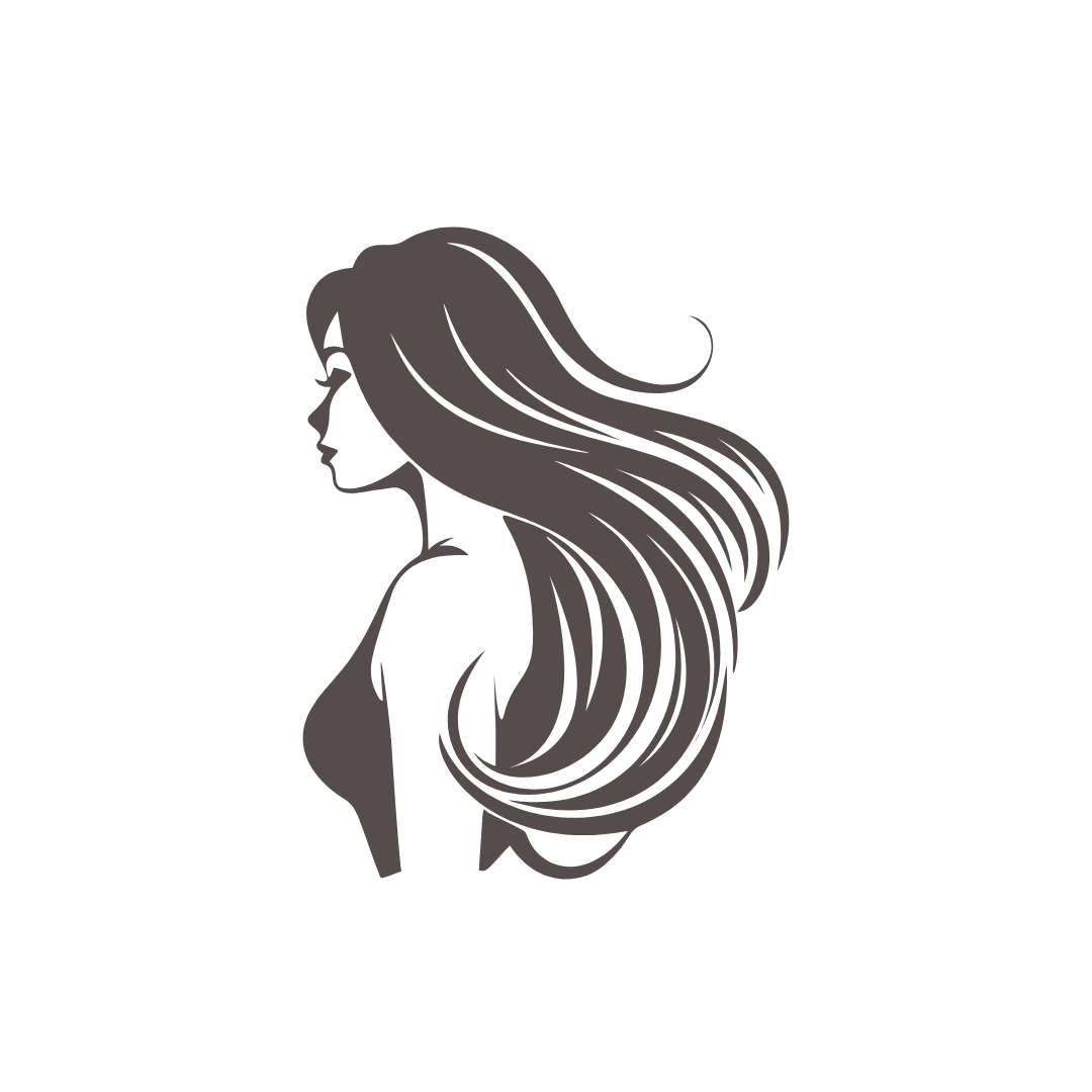 cabello adn femenino, logo